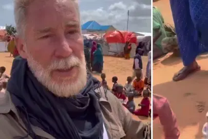 Oyuncu Sinan Albayrak bu kez Somali'de: 5 bin kişilik mülteci kampına yardım eli